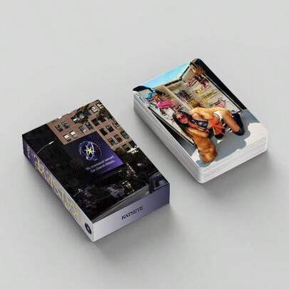 55pcs KATSEYE New Photo Cards, Decorative Commemorative KPOP Star Merchandise, LOMO Small Cards, Kpopp, Skz, Cards, Photocard, Twice, Painting