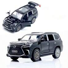 Alloy Off-Road Car Model Toy With Light & Sound, Die-Cast Metal Racing Car Vehicle Model, Pull Back Action Car Toy, Durable Alloy Body Simulation SUV Sports Car Model, Detailed Interior Collectible Car Figure, Mini Vehicle Model Display Ornament - Multicolor - View 14