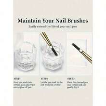 2pcs Nail Art Pens - Professional Nail Art & Painting Practice Tools, Smooth Lines, Suitable For Salon And Home Use - Can Be Used To Draw Grids, Stripes, Gradients And Other Nail Art Patterns - Compatible With Nail Polish, Acrylic Nail Polish, Gel Nail Polish - Suitable For Beginners And Professionals - 彩色 - 查看 7