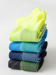Driftmere 1/3/4 Pasang Kaos Kaki Kompresi untuk Lari Pria dan Wanita, Kaos Kaki Atletik Pendek, Bernapas, Ringan, dan Setinggi Mata Kaki dengan Dukungan Lengkungan Kaki untuk Maraton, Mendaki, dan Olahraga di Gym. - MultiWarna - View 7