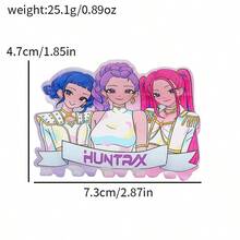 1 chiếc kẹp tóc acrylic hình hội phù thủy, thích hợp cho việc tạo kiểu tóc nữ. - Nhiều màu - Xem 12