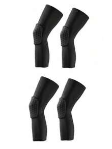 1/2pcs Compression Knee Pads Leg Sleeves, Protective Gear For Basketball, Soccer, Volleyball, Cycling - Multicolor - View 22