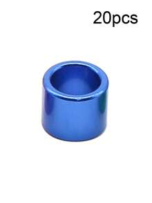20 piezas Anillos para patas de paloma azul y verde, diámetro interior de 8 mm, altura de 9 mm, anillos de identificación de patas de aluminio para entrenamiento de vuelo al aire libre - Ver 16