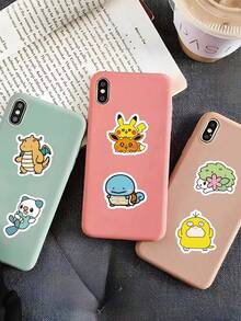 pokemon 100张贴纸 - 防水乙烯基材质，可爱卡通图案，适用于儿童笔记本电脑、水瓶、剪贴簿等。 - 彩色 - 查看 5