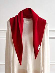 1 chiếc khăn tam giác bằng len 100%, khăn trùm đầu nữ, khăn len dệt kim, khăn len dệt kim đa năng giữ ấm, khăn mùa đông, phụ kiện mùa thu. Thích hợp cho các buổi hẹn hò, các dịp thường ngày và trang trọng, một phụ kiện đa năng và thời trang. - Be - Xem 12