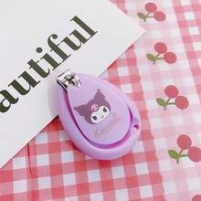 SANRIO 1pc Cute Nail Clipper, Mini Compact Nail Trimmer, Adorable Cartoon Manicure Tool With Protective Case, Travel-Friendly Nail Cutter For Toenail Trimming And Foot Care - View 2
