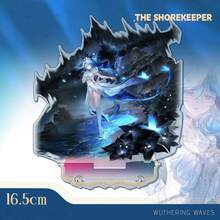 1pc Meng Chao Game Merchandise Emis Monin Rin Nai Gacha Big Standee With Colorful Window Base, Elegant Desktop Decor, Gift For Anime/Game Fans, Birthday/Holiday Present - Multicolor - View 8