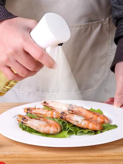 1 bình xịt dầu ăn, bình phun sương dầu có thể nạp lại, dụng cụ nhà bếp dùng cho nồi chiên không dầu, nướng BBQ, trộn salad, nướng bánh.