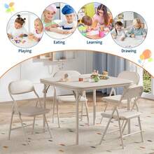 Kids Tables & Chairs - Beige - View 4
