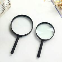 90/100mm High Performance Crystal Glass Handheld Magnifier - Ultra-Clear Portable Magnifier Suitable For Seniors, Antique Appraisal And Insect Observation - Ideal Companion For Smartphone, Book And Newspaper Reading (With Magnification Function) - A - View 6