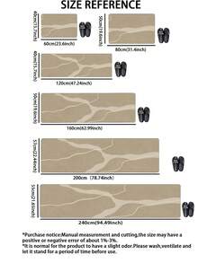 1 tấm thảm bếp bằng gel silica, nền màu kaki nhạt với kết cấu mịn như đá, kết hợp với hai đường lượn sóng màu trắng sữa mượt mà, tạo nên họa tiết Wabi-Sabi đơn giản, nhẹ nhàng và tự nhiên. Thảm bếp cao cấp thời trang, êm ái và chống mỏi, chất liệu vải bề mặt, lớp xốp thấm hút ở giữa. - Nhiều màu - Xem 3