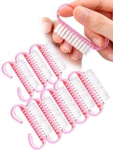 Cọ chải móng, cọ làm sạch móng, cọ phủi bụi móng mini, cọ chăm sóc móng lông mềm có tay cầm, thích hợp để làm sạch móng tay, móng chân, ngón tay và ngón chân, dụng cụ làm móng, dụng cụ làm móng, dụng cụ làm móng tay, dụng cụ làm móng tay, dụng cụ làm móng, dụng cụ dán móng tay - Màu Hồng baby - Xem 8