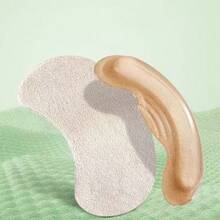 4D Taloneras de gel de silicona, antifricción, insertos antideslizantes para zapatos, cojines para talones para tacones altos, mujeres - Beis - Ver 8