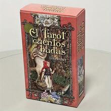 高品质童话塔罗牌，西班牙语版，78张塔罗牌，展现来自世界各地的神秘故事。 - 彩色 - 查看 10