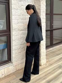 Women Coats - Black - View 9