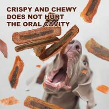 Pet Chicken And Beef Stuffed Jerky Strips, Pet Snacks, Additive-Free, Pure Meat, Healthy For Chewing And Teeth Cleaning - Ginger - View 4