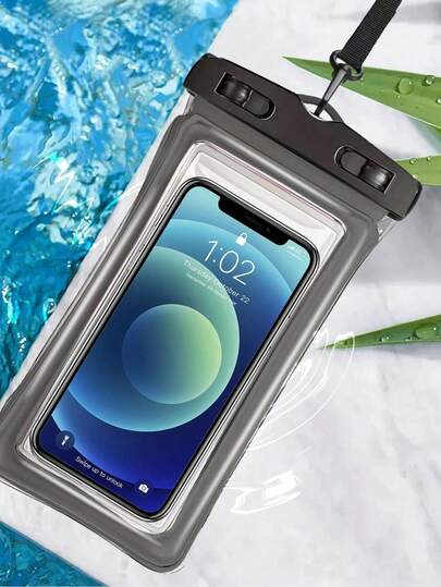 Universal Waterproof Phone Pouch, Waterproof Phone Bag, Swimming, Waterproof Phone Case, Beach Phone, Phone Desiccant, Mobile Phone, Outdoor Sports, Swimming, Buoyancy Bag, Underwater Photography, Phone Case, Phone Bag, Waterproof Phone Bag, Phone Pouch, Phone Pouch, Swimming, Summer Island Vacation, Beach, Men's Accessories, Women's, Suitable For All Phones