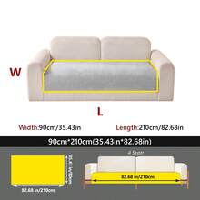 1 buah Sarung Sofa Warna Polos Lembut & Nyaman, Sarung Sofa Ramah Kulit, Selimut Sofa Dekorasi Rumah Baru, Cocok untuk Semua Musim, Anti Selip - MultiWarna - View 15
