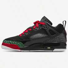 Nike Jordan Spizike Low Black Varsity Red Performance Basketball Shoes Kids' FQ3950-060 - 黑紅色 - 查看 1