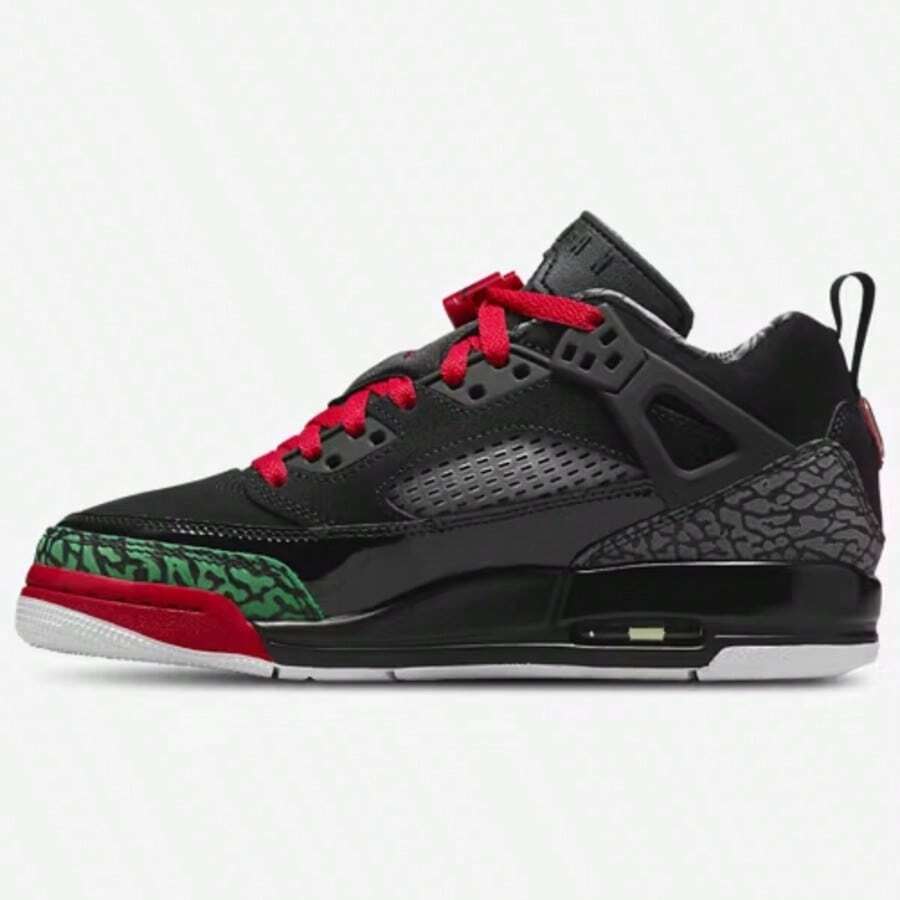 Nike Jordan Spizike Low Black Varsity Red Performance Basketball Shoes Kids' FQ3950-060 - 黑紅色 - 查看 1