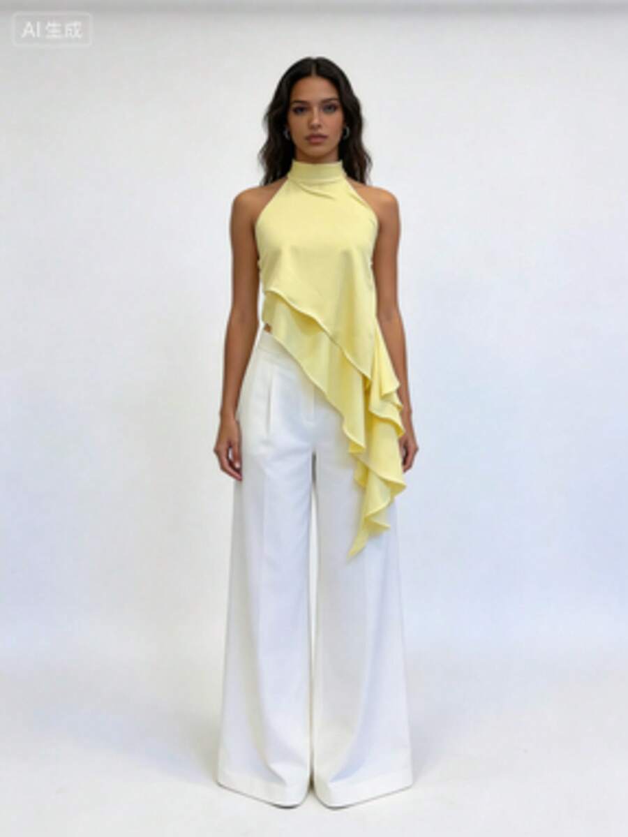 Yellow Butterfly Wing - 黃色 - 查看 1