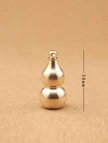 Hộp đựng thuốc hình quả bầu nhỏ, hộp sơ cứu, có thể đựng thuốc, vitamin và dầu cá, móc khóa hình quả bầu bằng đồng thau theo phong thủy, mang ý nghĩa may mắn, giàu có, sức khỏe và thành công, quà tặng cho bạn bè, gia đình và người thân yêu. - Vàng - Xem 27