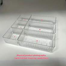 Stackable Adjustable Multi-Drawer Storage Organizer Box, Suitable For Storing Cosmetics, Office Supplies, Desktop Essentials, Great For Makeup Professionals, Nail Technicians, Beauty Tools, Student Supplies - Clear - View 12
