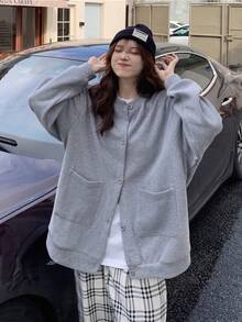 Women Cardigans - Grey - View 2