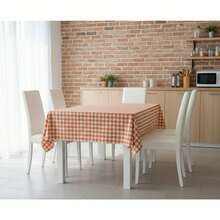 Kiva Stain-Resistant Tablecloth, Medium Checkered Pattern, Extra Soft Touch, Teflon Coated And Waterproof, Sizes From 100x140 To 300x140 Cm And Round 140 Cm - Stain-Resistant Tablecloth - Available In 15 Colors - 選項7 - 查看 2