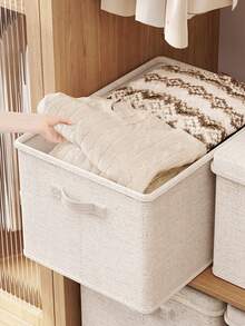 Hộp đựng quần áo, chăn ga gối đệm (1/2 chiếc), hộp đựng đồ gấp gọn có nắp, hộp sắp xếp quần áo, tủ quần áo gia đình và ký túc xá. - cơm - Xem 10