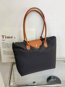 New Arrival Large Capacity Minimalist Fashion Tote Bag, Commuter Handbag With Shoulder Strap For Men - Multicolor - View 15