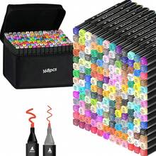 Incluye un juego de 24/48/60/80/120/168 lápices dobles. Las puntas ofrecen diferentes grosores para dibujar y colorear, ideales para arte, aprendizaje de dibujo, o como un regalo para familiares. - Multicolor - Ver 20