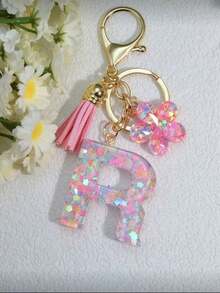 Colorful Flower Pendant Keychain, Suitable For Bag Decoration, Great Gift For Girlfriend - Baby Pink - View 11