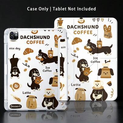 غطاء حماية لوحي مطلي بالأكريليك والكريستال، مزين برسومات السلق والخبز وكوب القهوة، متوافق مع هواتف سامسونج A9/A9+/S9/S9FE/A11/A11+/S11/S10 FE/S10 FE+/S10 Lite، آيباد إير 5/6، هونر، ماتيباد SE 11، قابل للطي مقاوم للانحناء، بزوايا قابلة للتعديل متعددة، مع فتحة للقلم، حماية يومية مثالية، هدية مناسبة