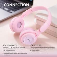 2026新款重低音无线耳机，便携式可折叠音乐耳机，骑行跑步休闲无线耳机，游戏全耳式无线耳机，TYPE-C充电 - 查看 1