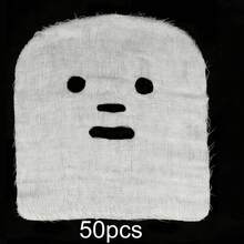 100 miếng mặt nạ cotton mềm mại đã được cắt sẵn - Thích hợp cho phụ nữ, bé gái chăm sóc da, spa, thẩm mỹ viện. - Nhiều màu - Xem 10