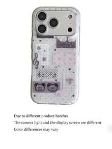 柔软硅胶小熊翅膀手机壳，兼容苹果 16/17 Pro Max/15 Pro，保护套兼容 14/13，防摔设计，女士适用 - 白色 - 查看 5