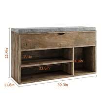 Storage Benches & Ottomans - Brown - View 2