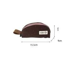 Large Capacity Polka Dot Cosmetic Bag, Minimalist Makeup Brush Organizer Pouch, Portable Travel Lipstick & Coin Purse - Multicolor - View 10