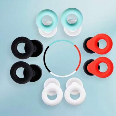 Nút bịt tai dùng khi ngủ, 1 cặp nút bịt tai chống ồn dùng khi ngủ, nút bịt tai silicon giảm tiếng ồn khi bơi lội, làm việc, xem hòa nhạc, v.v.