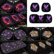 1 Set Luminous Butterfly Print Car Seat Cushion Cover, Front & Rear Seats, 5-Seat Car Universal New Design To Protect Your Car Seats, All Season Use - Cushion - View 1