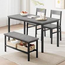 Dining Table & Chair Sets - Grey - View 7