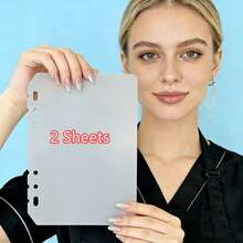 Acrylic Nail Art Display Book, Large Capacity Loose-Leaf Binder With Organic Glass Cover, Portable Nail Supplies - Multicolor - View 9