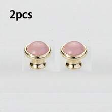 2pcs/1pc Cute Pink Ceramic Handle With Zinc Alloy Base - Retro Style, Suitable For Dresser Drawers, Cabinets, Antique Cabinets - Great For Home Decor - View 17
