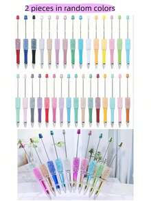 10pcs New Hot Selling DIY Jewelry UV Electroplated Sugar Handmade Stickers Sparkling Rhinestone Beaded Silicone Bead Focus Bead Craft Tools Stationery Decor - Multicolor - View 8