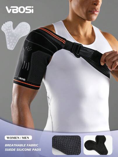 VBOSI 1pc Adjustable Lightweight Breathable Shoulder Strap, Comfortable For Gym, Office, Unisex