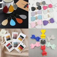 1pc 20x30cm Colorful Artificial PU Leather Fabric, Suitable For Making Bags, Hats, Hair Accessories, DIY Jewelry, Sewing, Shoe Making And Other Crafts - A - View 5