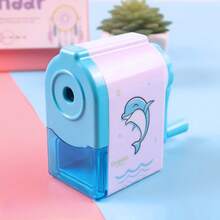 Cartoon Hand Crank Pencil Sharpener, Automatic Lead Refill Pencil Sharpener, Pencil Sharpener, Rotary Pencil Sharpener, Suitable For Elementary And Middle School Students As Prizes - Multicolor - View 12