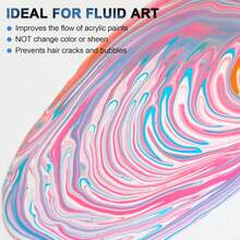 ELHUA Acrylic Paint Thinner 120ml/250ml Non-Toxlc & Flow Medium - Premium Quality For Professional Artists & Hobby Painters, Enhances Paint Consistency & Flow On Canvas, Paper, Panels, Professional Art Materials | Sleek Containers | Versatile Use - Diluent - View 3