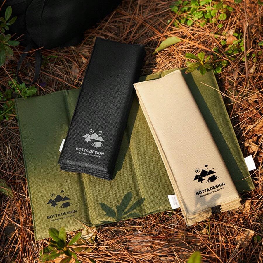 1PC Camping Thickened Outdoor Beach Travel Portable Folding Small Cushion With Moisture-Proof, Heat-Insulating And Thermal Insulation Functions - Multicolor - View 1